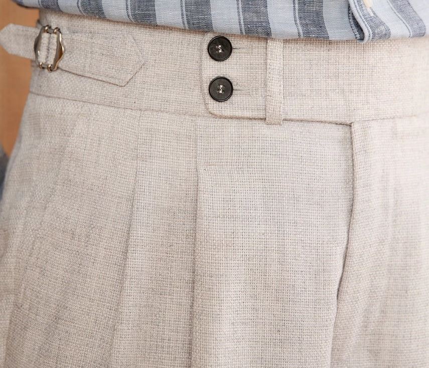 Men's Gentry Casual High-waisted Trousers