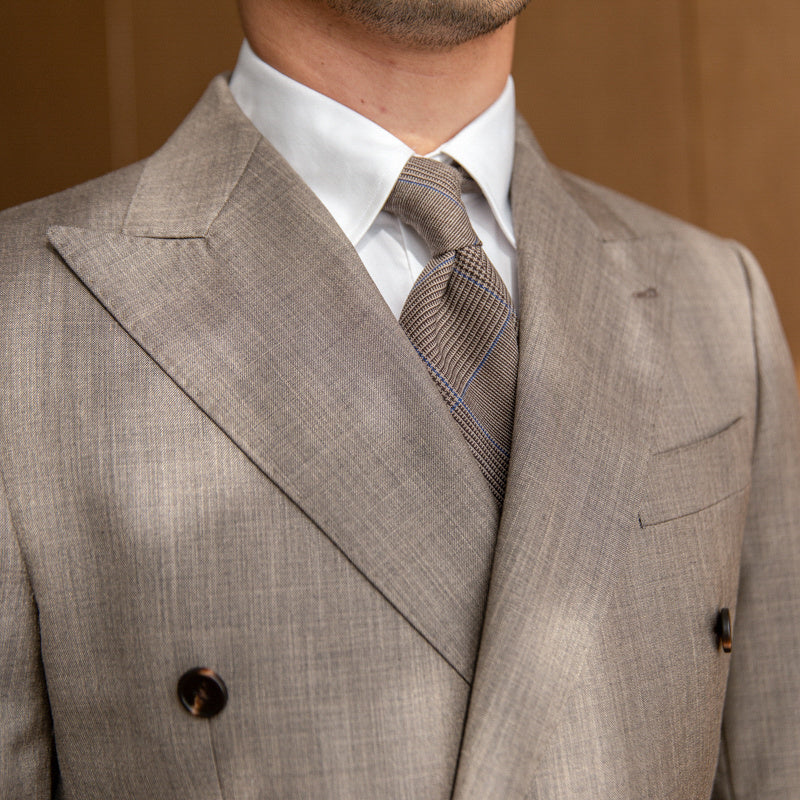 Retro Elegant Double-breasted Suit | Aimiliuz