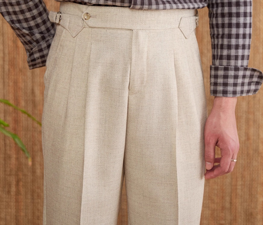 Naples Suit Pants Business Commute Slim-fitting Iron-free Trousers