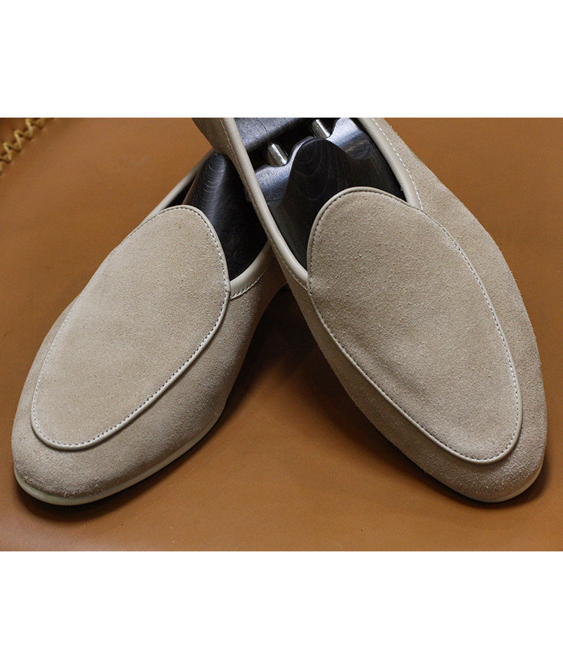 Men's Casual Retro Leather Slip On Shoes | Aimiliuz