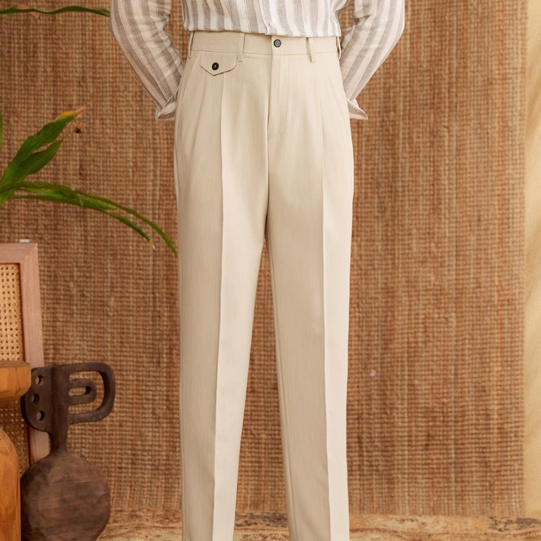 Italian Gentry High Waist Straight Pants