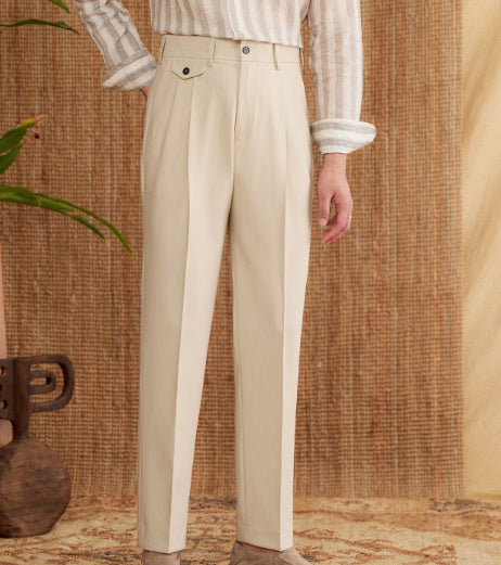 Italian Gentry High Waist Straight Pants