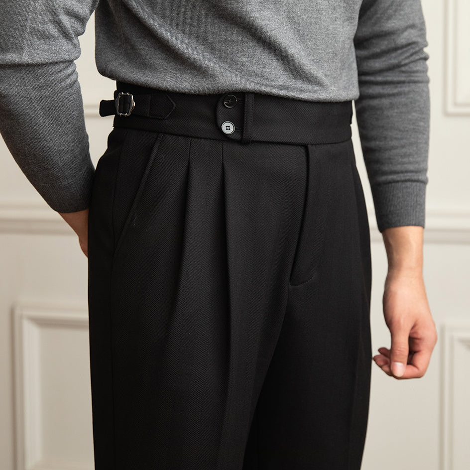 Casual All-match Naples High Waist Straight Pants | Aimiliuz