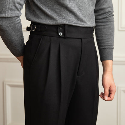 Casual All-match Naples High Waist Straight Pants | Aimiliuz
