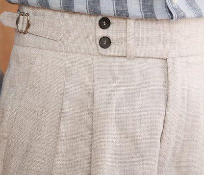 Men's Gentry Casual High-waisted Trousers
