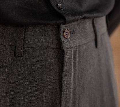 Italian Gentry High Waist Straight Pants