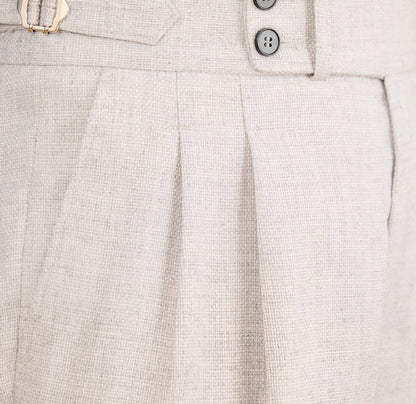 Men's Gentry Casual High-waisted Trousers
