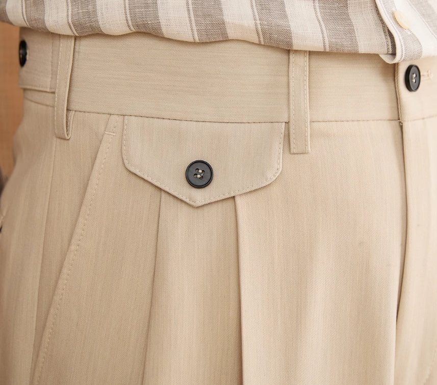 Italian Gentry High Waist Straight Pants