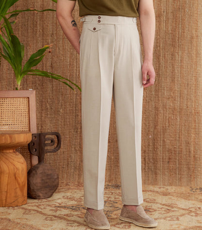 Men's Italian Naples High Waist Suit Pants