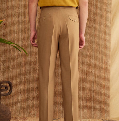 Men's Italian Naples High Waist Suit Pants
