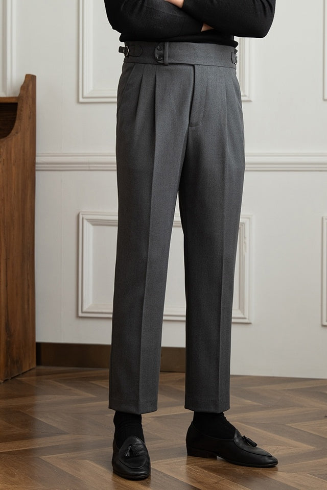 Casual All-match Naples High Waist Straight Pants | Aimiliuz