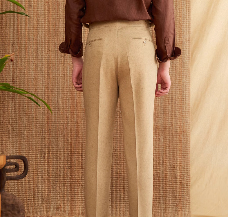 Men's Commuter's All-matching Naples High Waist Straight Casual Pants