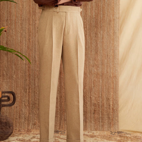 Men's Commuter's All-matching Naples High Waist Straight Casual Pants
