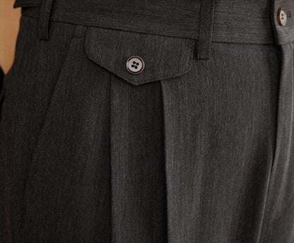 Italian Gentry High Waist Straight Pants