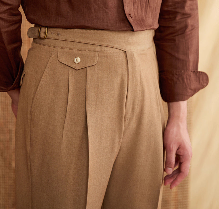 Men's Commuter's All-matching Naples High Waist Straight Casual Pants