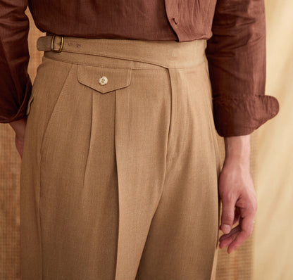 Men's Commuter's All-matching Naples High Waist Straight Casual Pants