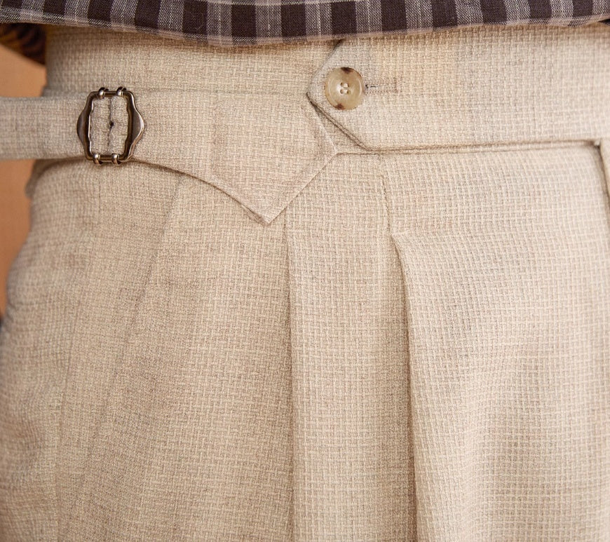 Naples Suit Pants Business Commute Slim-fitting Iron-free Trousers