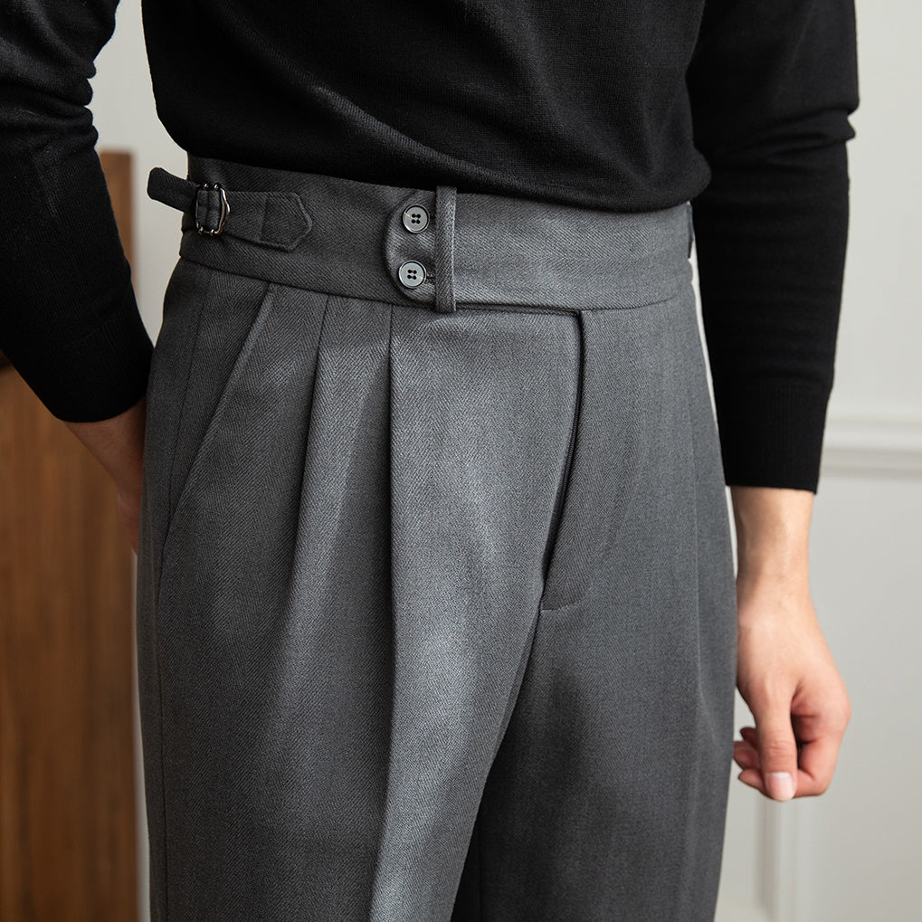 Casual All-match Naples High Waist Straight Pants | Aimiliuz
